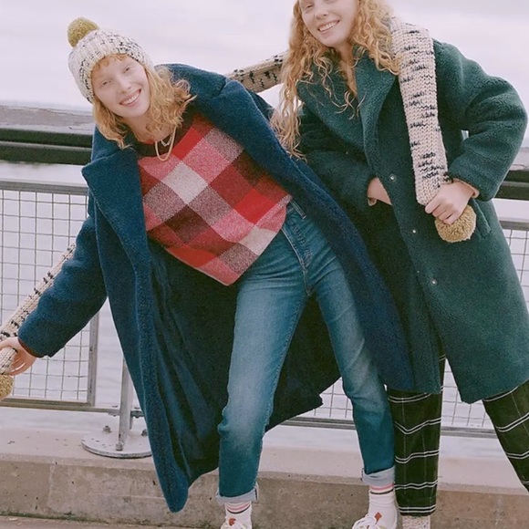 faux fur madewell shawl collar coat New Fabulous ✨ Madewell Faux fur coat